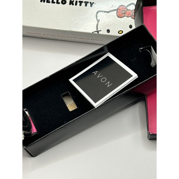 2013 Avon Hello Kitty Sanrio Womens Fashion Watch Pink Band Rhinestones … - Picture 6 of 7